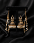 Black earring with sahara/Jewellery