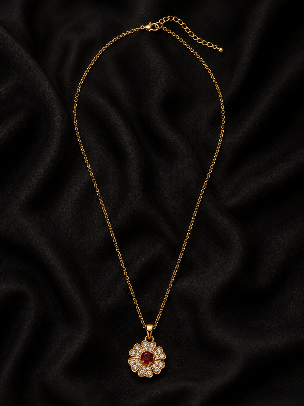 Ruby Red Necklace