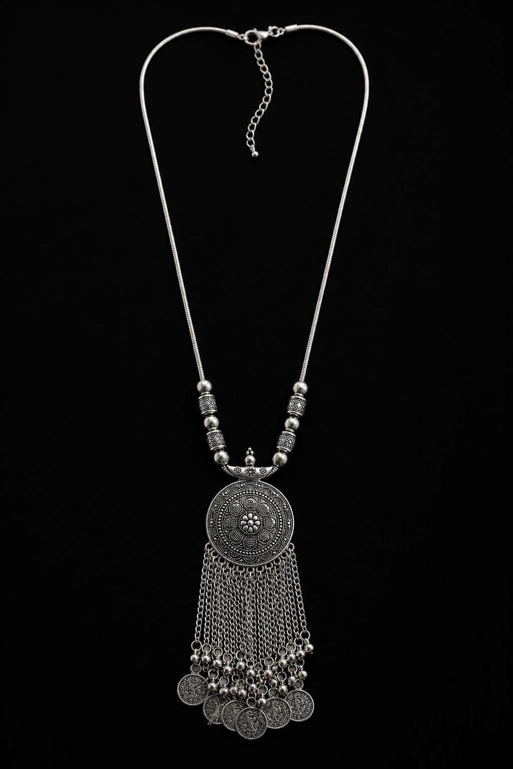 silver oxidized necklace / sasha jewels / jewellery /   necklaces 